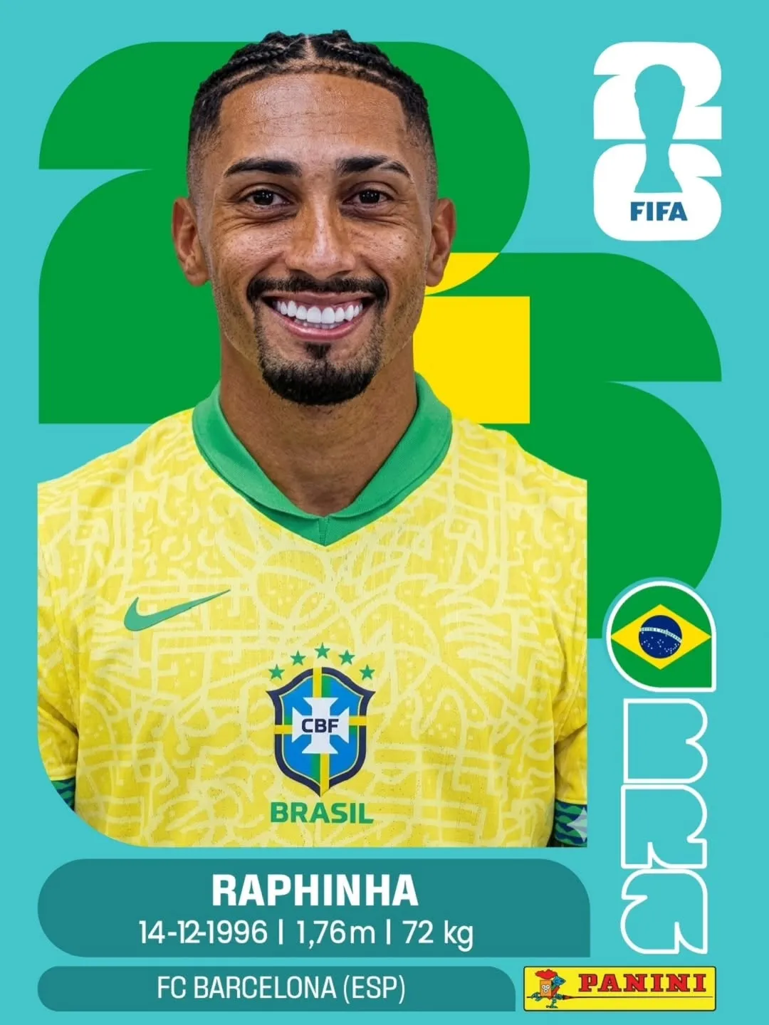 Figurinha RAPHINHA