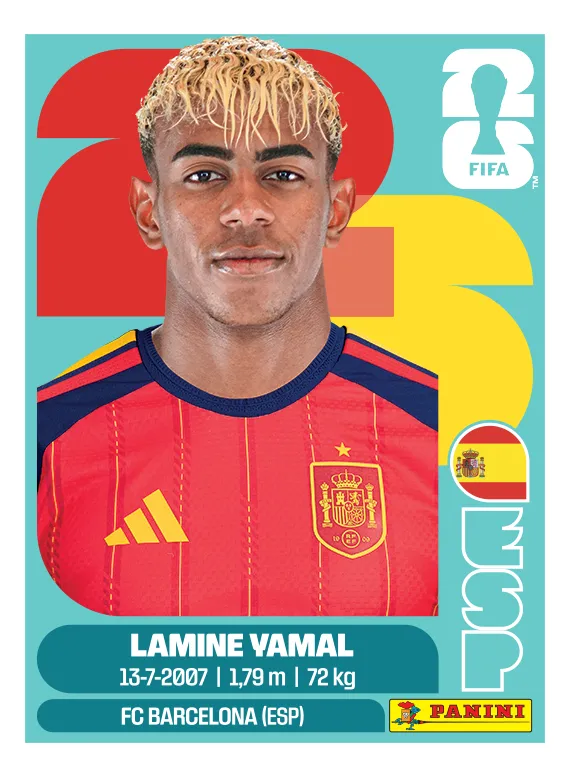 Figurinha LAMINE YAMAL